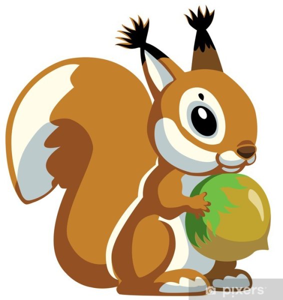 Трафарет белки