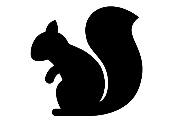 Белка стикер