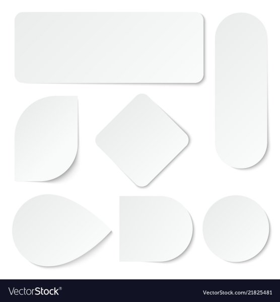 Стикер наклейка пустой