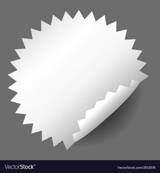 Стикеры белые