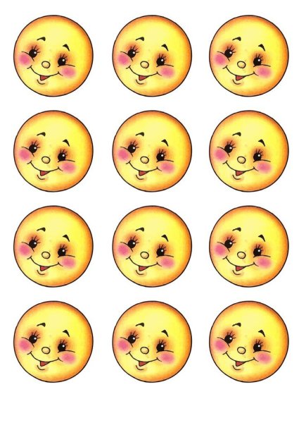 Эмоции колобки для детского сада