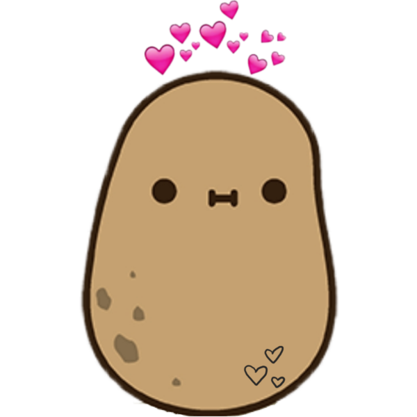 Картошка мультяшная