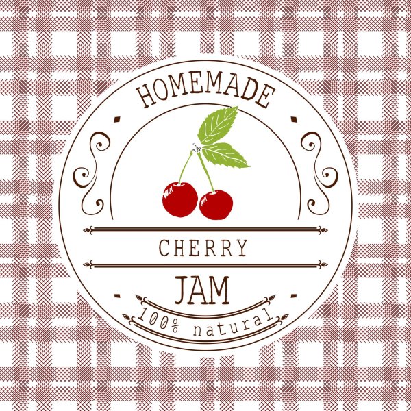 Этикетка Вишневое варенье