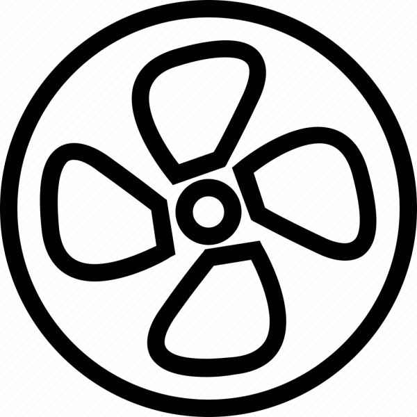 Значок вентилятора авто