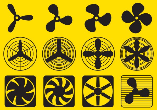 Наклейки на вентилятор