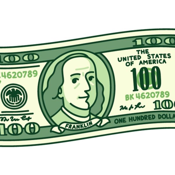 Нарисованный доллар