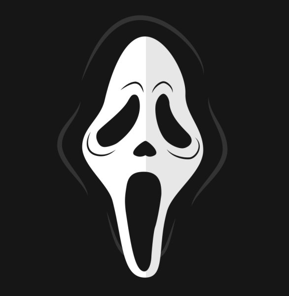 Маска крик вектор