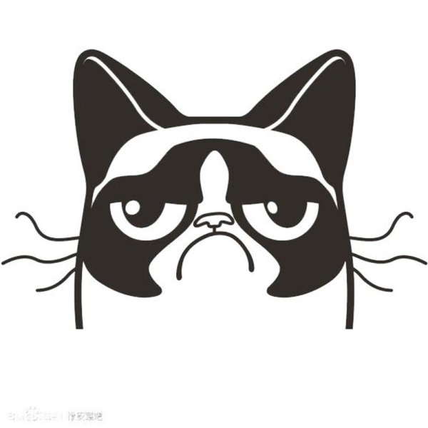 Грустный кот