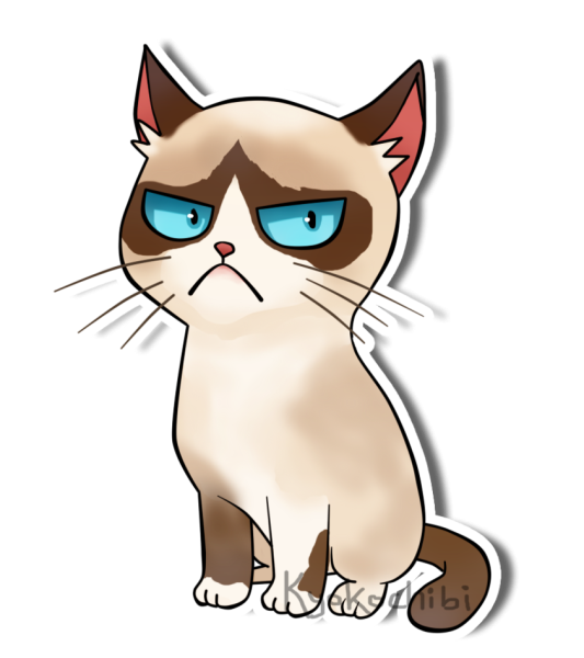 Злой мультяшный кот