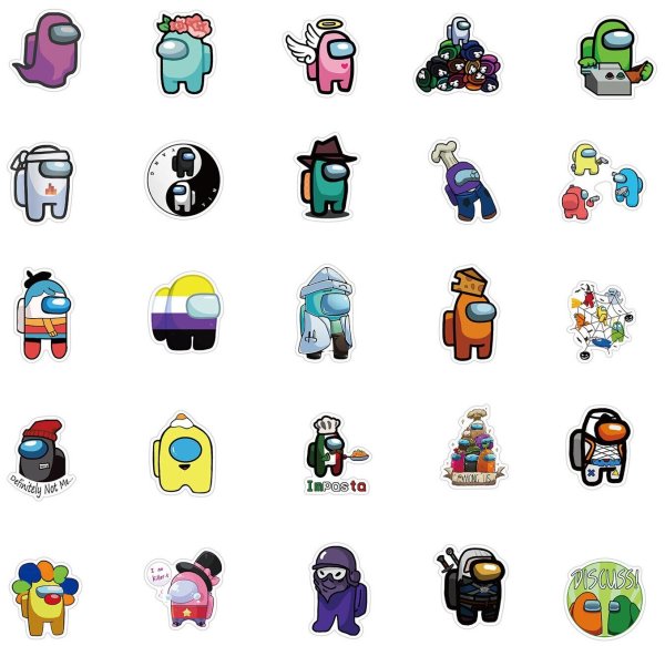 Стикеры амонг us