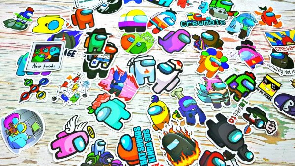 Идеи для наклеек амонг АС