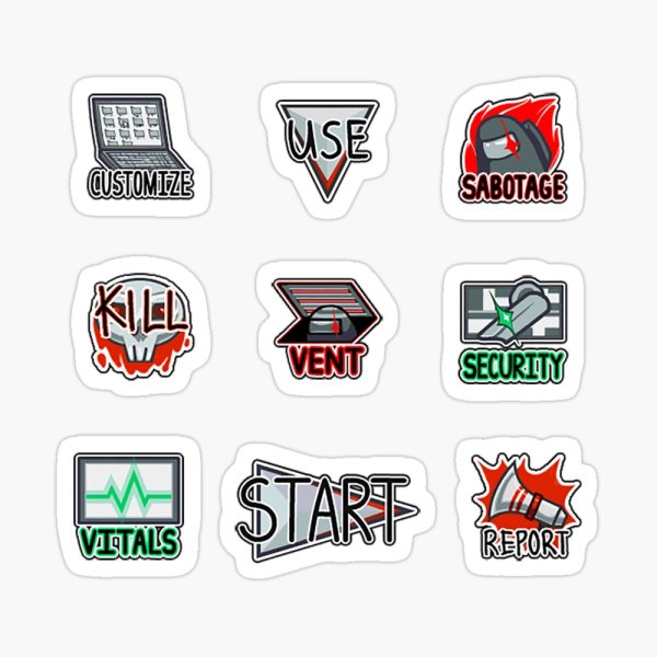 Стикеры амонг АС