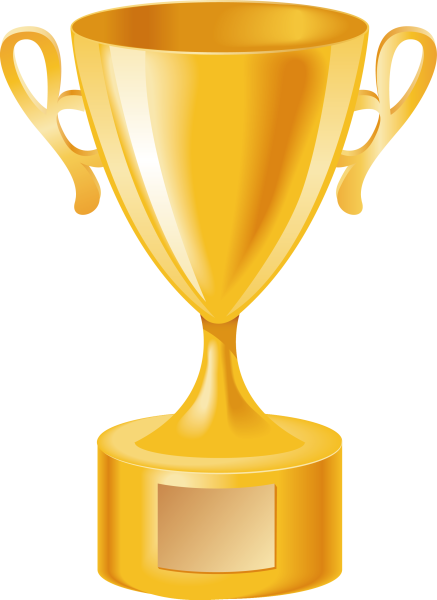 Кубок золото вектор