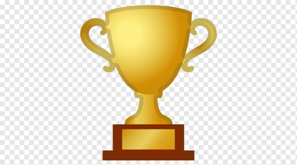 Смайлик с Кубком и медалью