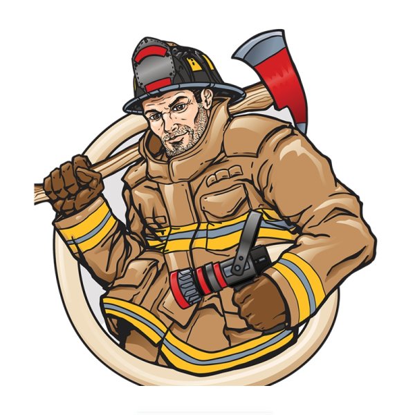 Американские пожарные рисунки