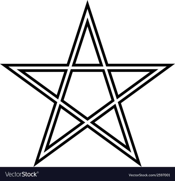 Пиктограмма пятиконечная звезда