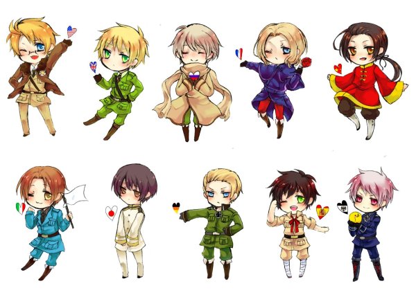 Hetalia Axis Powers аниме