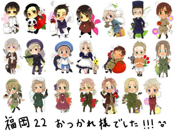 Арт Стикеры Хеталия