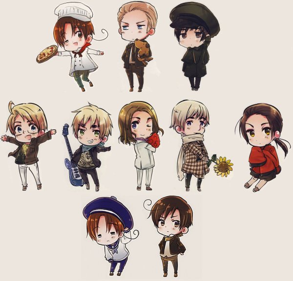 Хеталия персонажи Чиби