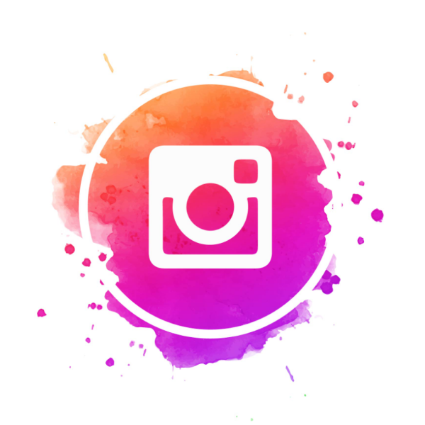 Значок Инстаграм на прозрачном фоне