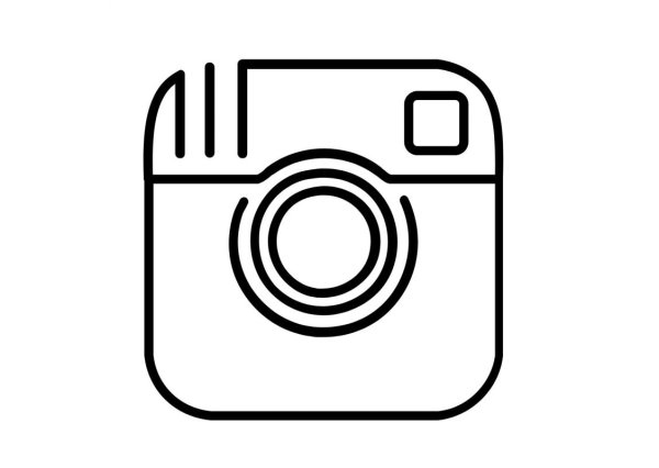 Значок Инстаграм для визитки без фона