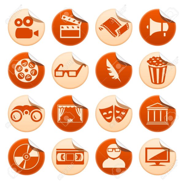 Набор наклеек театр