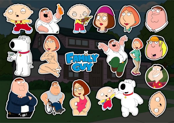 Гриффины Стикеры