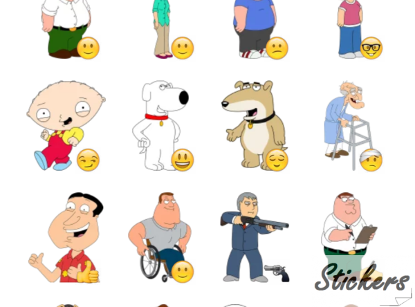 Гриффины Стикеры