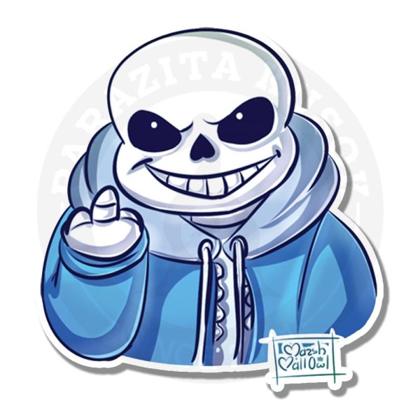 Санс наклейки