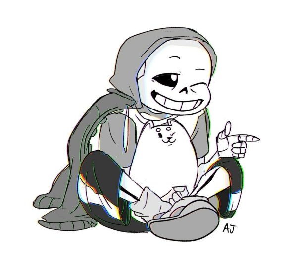 Стикеры андертейл Санс