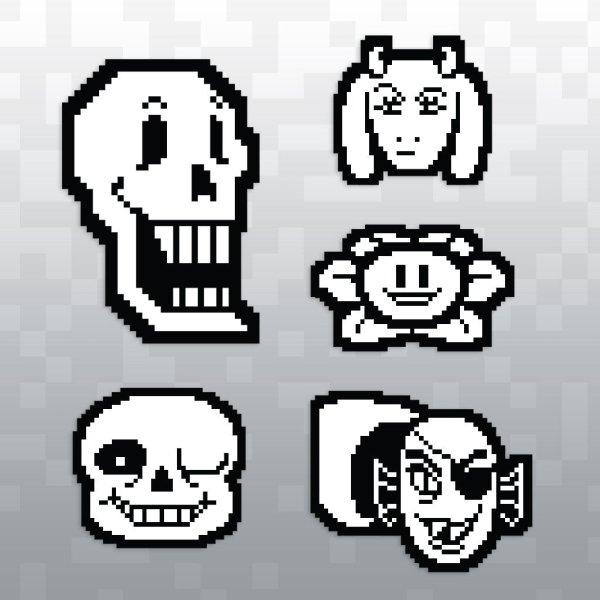 Наклейки андертейл