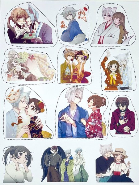 Наклейки Томоэ Стикеры