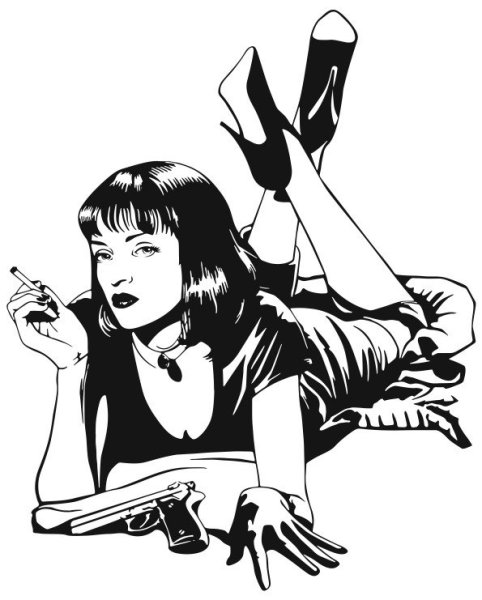 Ума Турман Криминальное чтиво