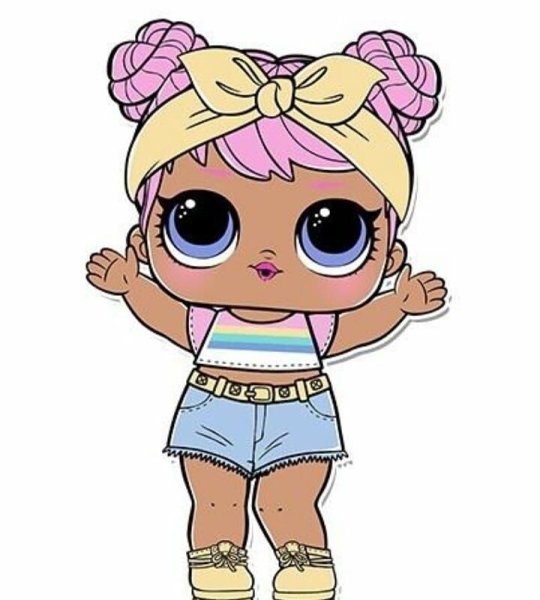 Картина кукла ЛОЛ