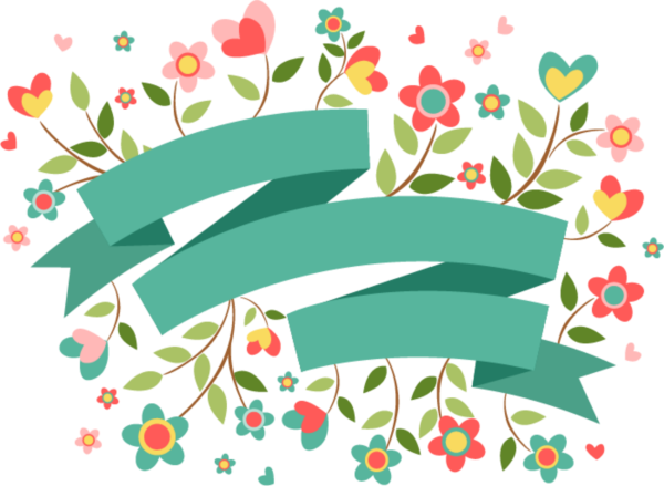 Плашка с цветами