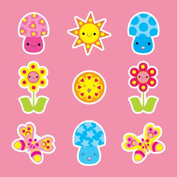 Spring Stickers for Kids