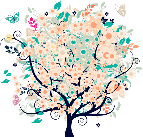 Весенние наклейки