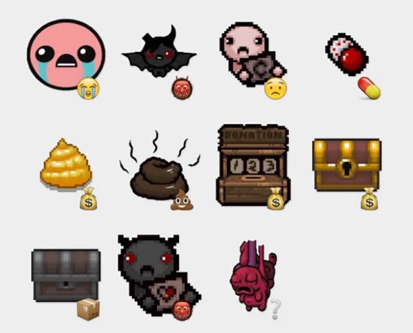 The Binding of Isaac наклейки