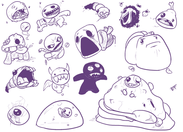 The Binding of Isaac раскраска