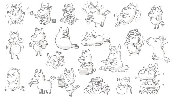 Наброски для наклеек