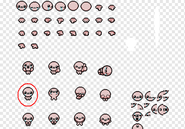 The Binding of Isaac спрайты