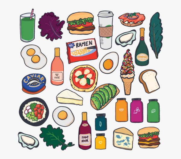 Стикеры еда