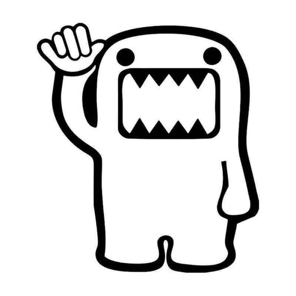 Domo kun наклейка