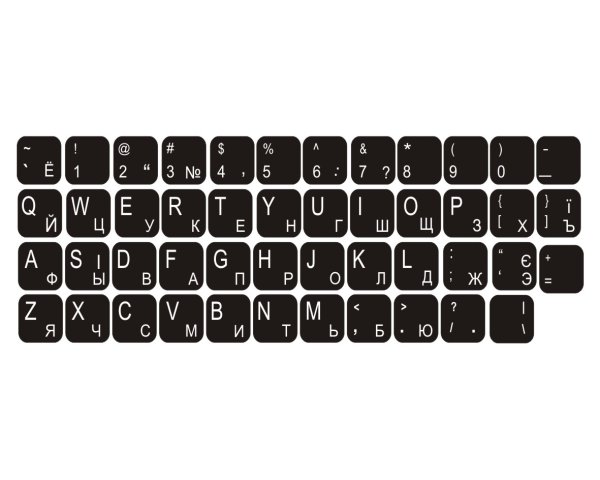 Йцукен QWERTY клавиатура