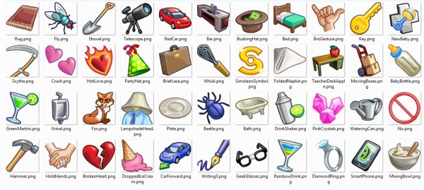 Иконки из симс 4