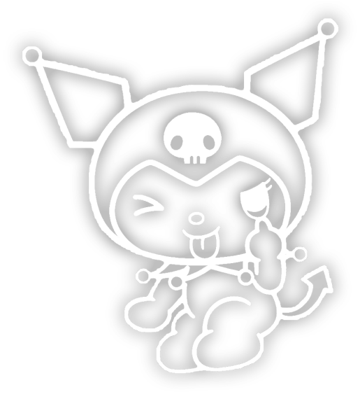 Kuromi hello Kitty Стикеры