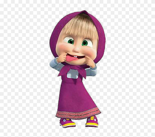 Сердитая Маша из мультика Маша и медведь