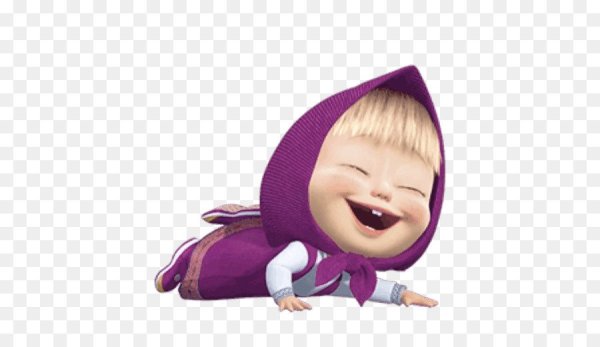 Маша смеется