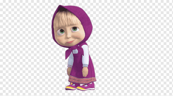 Грустная Маша из мультика Маша и медведь