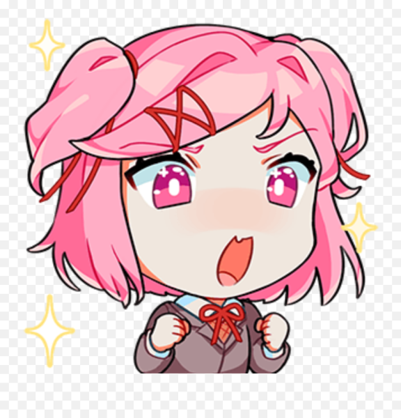 Стикер Нацуки ДДЛК